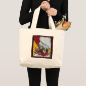 De Chef Pug Grote Tote Bag (Voorkant (product))