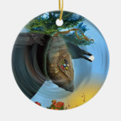 De Cherokee Chrysalis Keramisch Ornament (Voorkant)