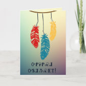 De Cherokee Kaart van het Jubileum van Veren (Voorkant)