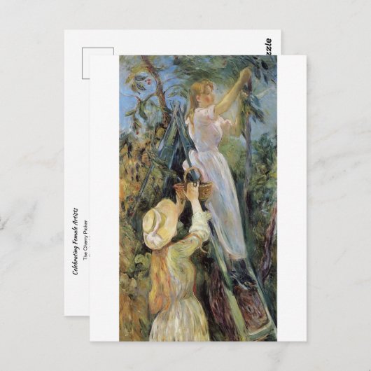 De Cherry Picker van Berthe Morisot Briefkaart (Voorkant / Achterkant)