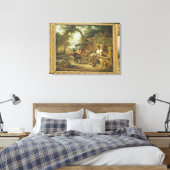 De Cherry Seller Canvas Afdruk (Insitu (Slaapkamer))