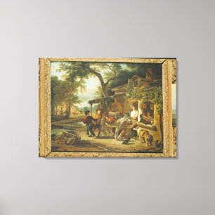 De Cherry Seller Canvas Afdruk