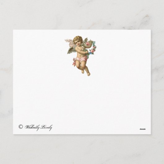 De Cherubijn van Valentijn - Avontuurtje Feestdagenkaart (Achterkant)