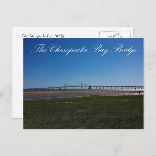 De Chesapeake Bay Bridge Briefkaart (Voorkant / Achterkant)