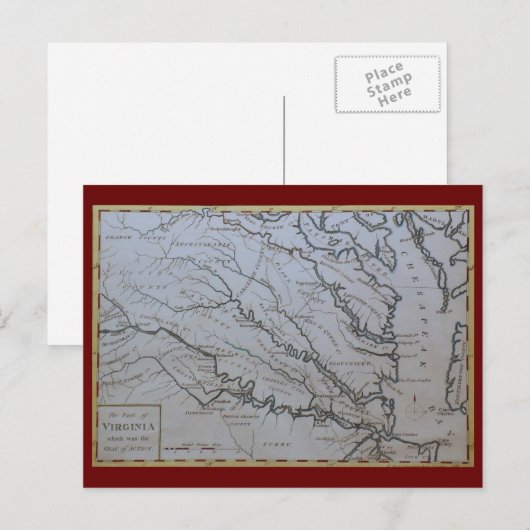 De Chesapeake Bay Briefkaart (Voorkant / Achterkant)