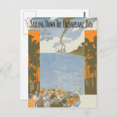 De Chesapeake Bay neerhalen Briefkaart (Voorkant / Achterkant)