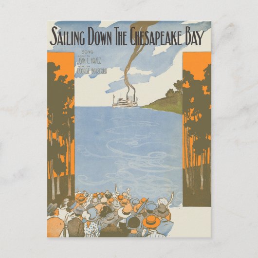 De Chesapeake Bay neerhalen Briefkaart (Voorkant)