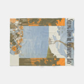 De Chesapeake Bay neerhalen Fleece Deken (Voorkant (Horizontaal))