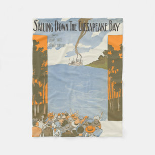 De Chesapeake Bay neerhalen Fleece Deken