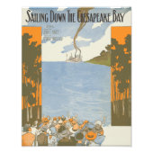 De Chesapeake Bay neerhalen Foto Afdruk (Voorkant)