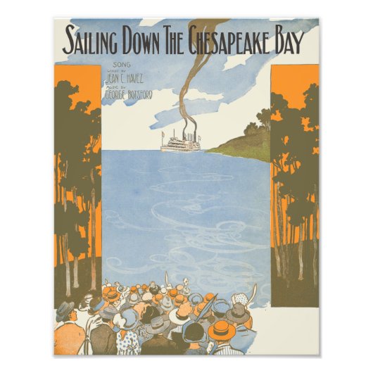 De Chesapeake Bay neerhalen Foto Afdruk (Voorkant)