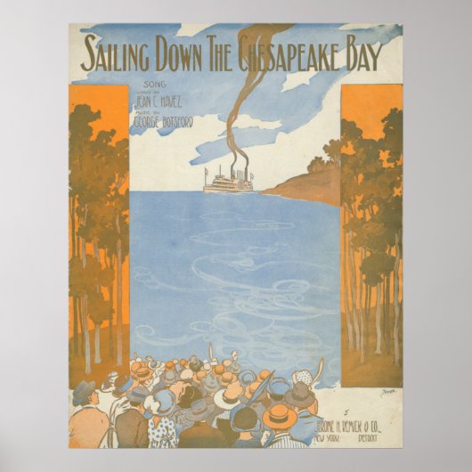 De Chesapeake Bay neerhalen Poster (Voorkant)
