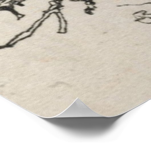 De Cheshire kat in een boom Arthur Rackham Poster (Hoek)