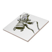 De Chess King Tenniel Tegeltje (Zijkant)