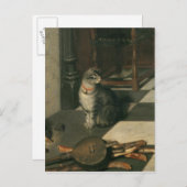 De Chess Players, c.1670 Briefkaart (Voorkant / Achterkant)