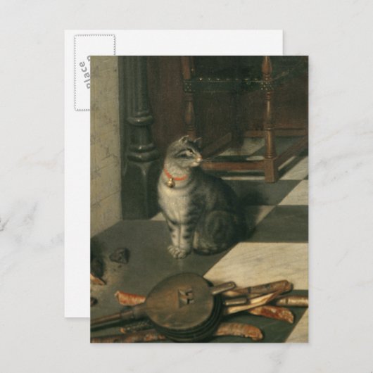 De Chess Players, c.1670 Briefkaart (Voorkant / Achterkant)