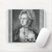 De Chevalier d'Eon, gekleed als vrouw Muismat (Met muis)