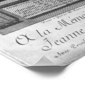 De Chevalier d'Eon, gekleed als vrouw Poster (Hoek)