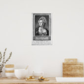 De Chevalier d'Eon, gekleed als vrouw Poster (Keuken)