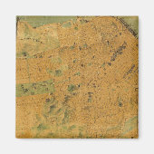 De Chevalier Map van San Francisco Magneet (Voorkant)