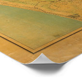 De Chevalier Map van San Francisco Poster (Hoek)