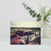 De Chevrolet-coupe in de NM-zon van 1940. Briefkaart (Staand voorkant)