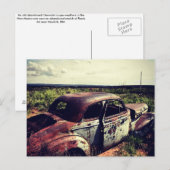 De Chevrolet-coupe in de NM-zon van 1940. Briefkaart (Voorkant / Achterkant)