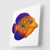 De Chevron Tang Reef Fish Wall klok (Hoek)