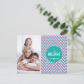 De chevron van de KAART van de VAKANTIE van de (Staand voorkant)