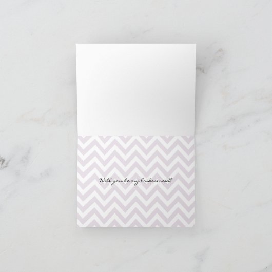 De chevron van de lavendel zal u mijn (Binnen)