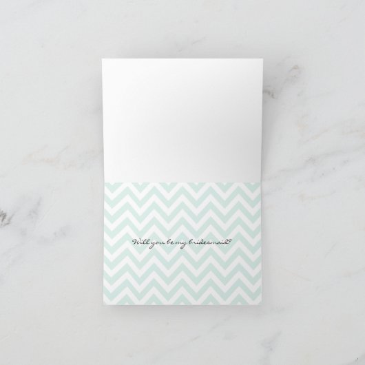 De chevron van de munt zal u mijn (Binnen)