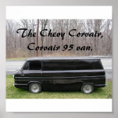 De Chevy Corvair, Corvair 95 van. Poster (Voorkant)