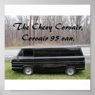 De Chevy Corvair, Corvair 95 van. Poster