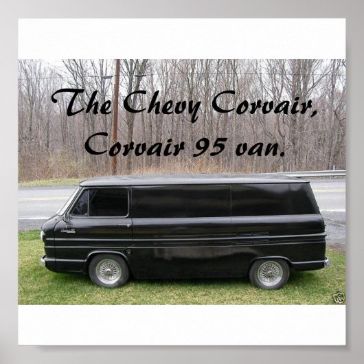 De Chevy Corvair, Corvair 95 van. Poster (Voorkant)