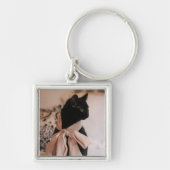 De Chic Chat Noir II Sleutelhanger (Voorkant)