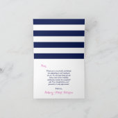 De Chic Modern Luxe Trouwcollectie Roze Rozen Bedankkaart (Binnen)