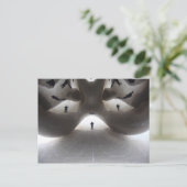 De Chicago Bean Briefkaart (Staand voorkant)