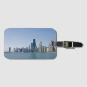 De Chicago Skyline Bagagelabel (Voorkant (horizontaal))