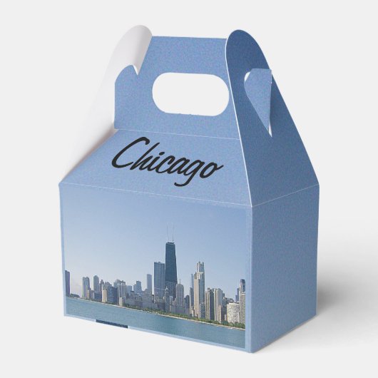 De Chicago Skyline Bedankdoosjes (Voorkant Zijde)