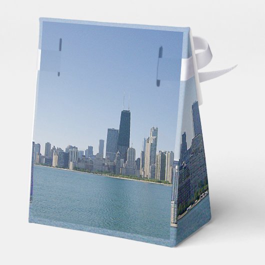 De Chicago Skyline Bedankdoosjes (Achterkant)