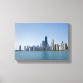 De Chicago Skyline Canvas Afdruk (Voorkant)