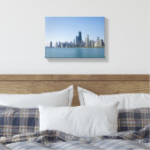 De Chicago Skyline Canvas Afdruk (Insitu (Slaapkamer))