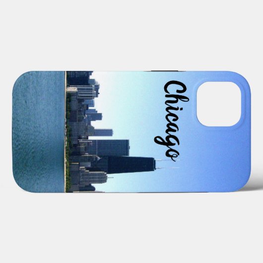 De Chicago Skyline Case-Mate iPhone Case (Achterkant (horizontaal))