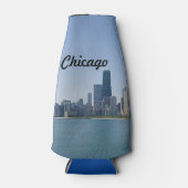 De Chicago Skyline Flesjeskoeler (Voorkant)