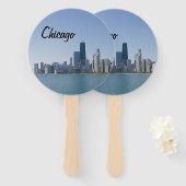 De Chicago Skyline Handwaaier (Voorkant en achterkant)