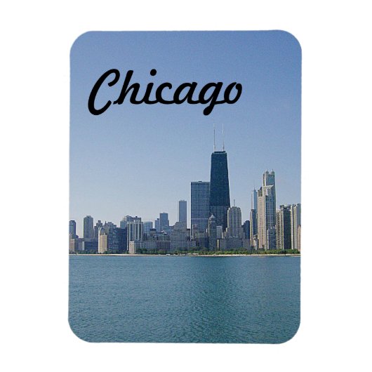 De Chicago Skyline Magneet (Verticaal)