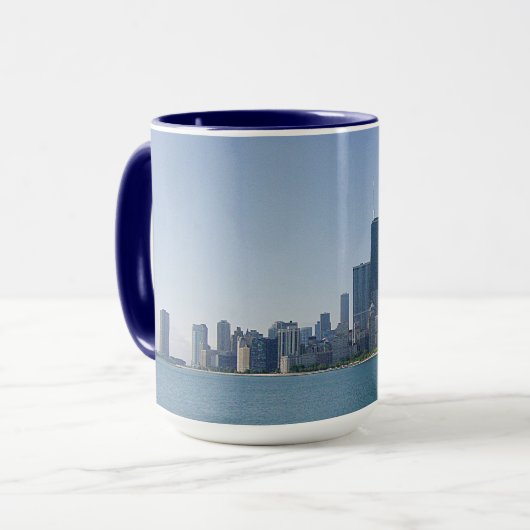 De Chicago Skyline Mok (Voorkant links)