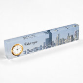 De Chicago Skyline Naambordje