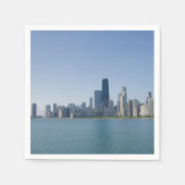 De Chicago Skyline Servet (Voorkant)
