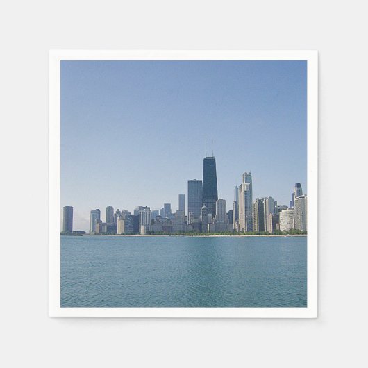 De Chicago Skyline Servet (Voorkant)